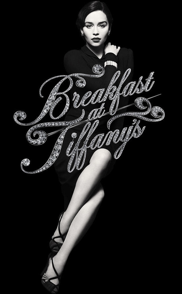 At breakfast tiffanys nude clarke emilia Creepy Nude